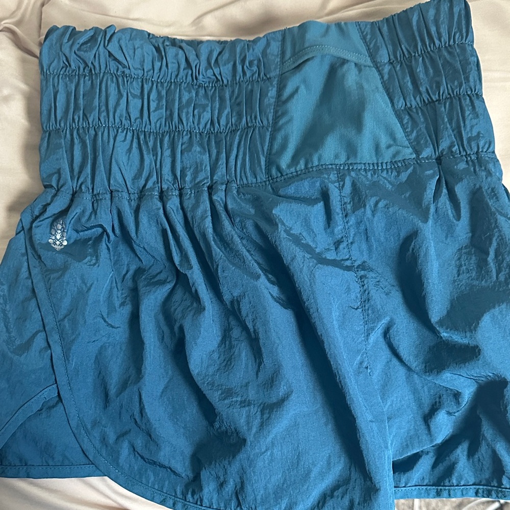 Free People Teal Athletic Shorts